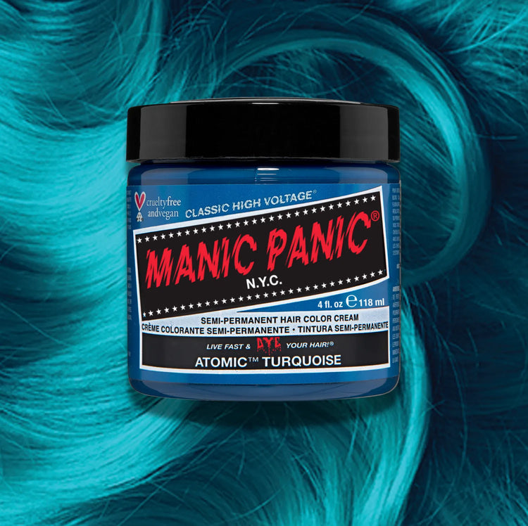 Manic Panic Semi-Perm Hair Color Classic Creme - Atomic Tourquoise