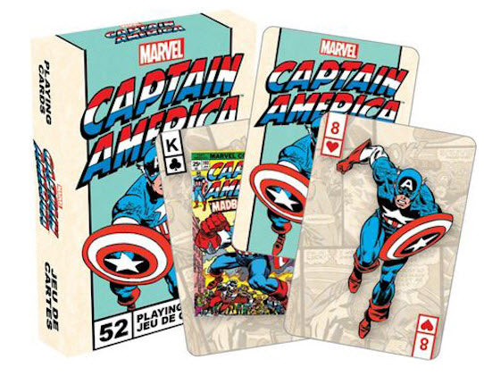 Marvel Captain America Retro Playing Cards