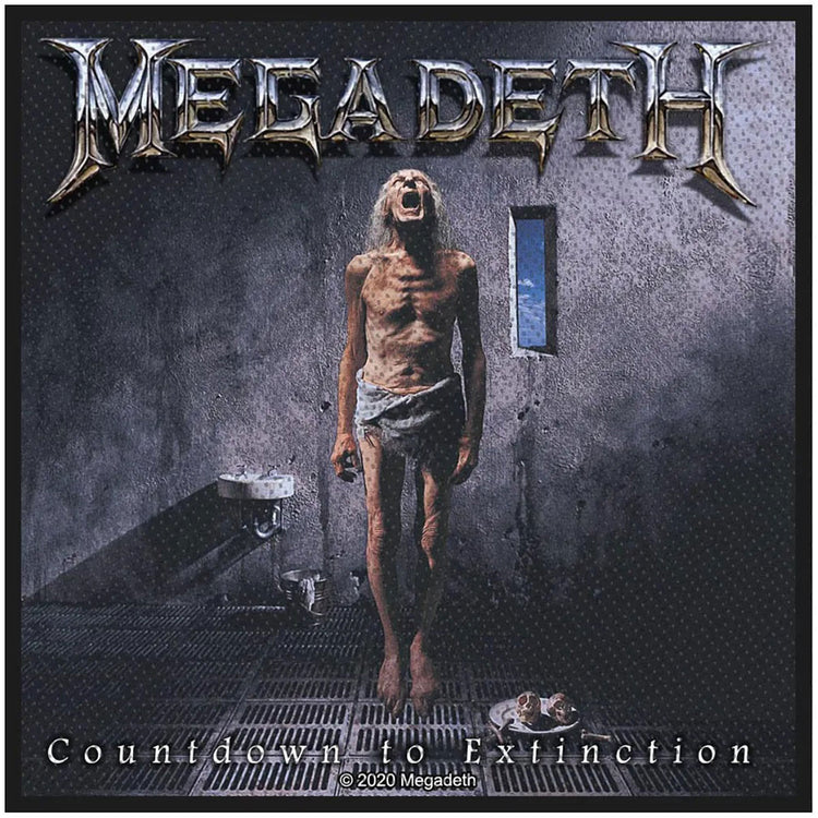 Megadeth Countdown To Extinction Woven Patch