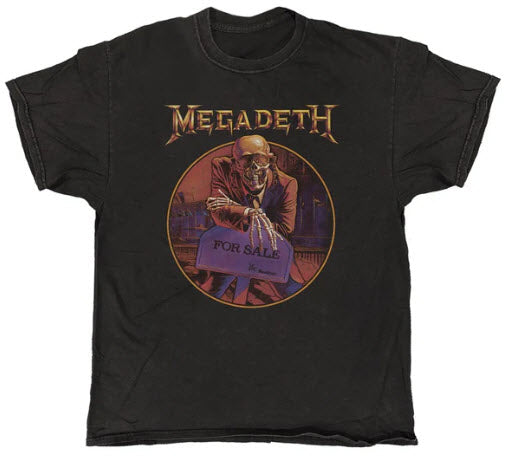 Megadeth For Sale Vintage Wash Unisex T-Shirt