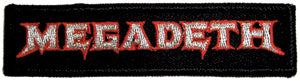Megadeth Logo Embroidered Sew On Patch