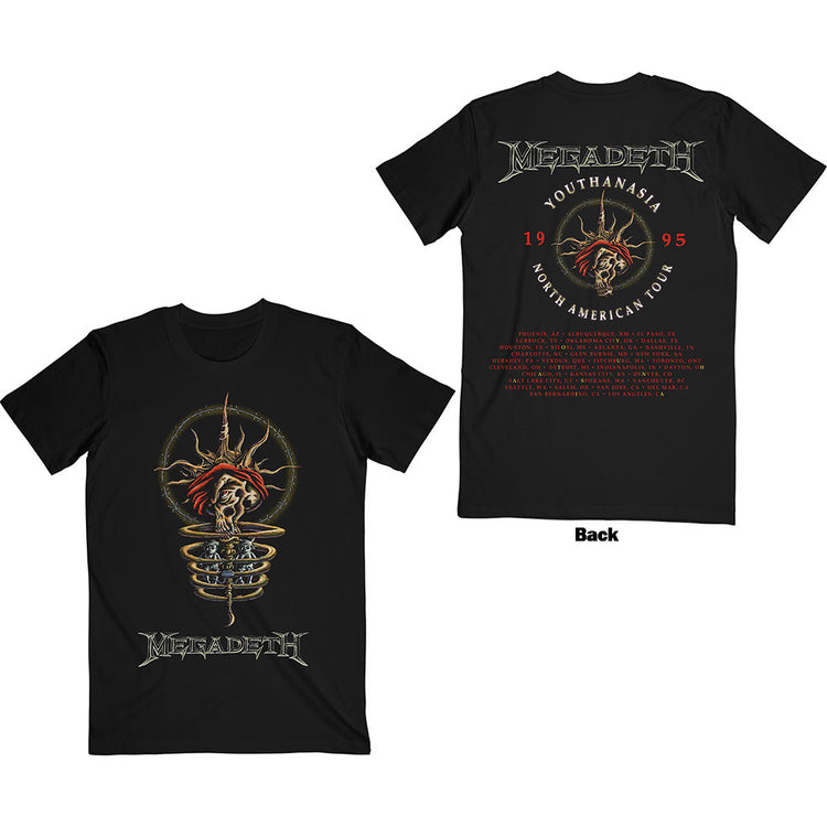 Megadeth Youthanasia 1995 North American Tour Unisex T-Shirt