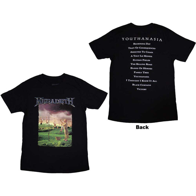 Megadeth  Youthanasia Tracklist Unisex T-Shirt