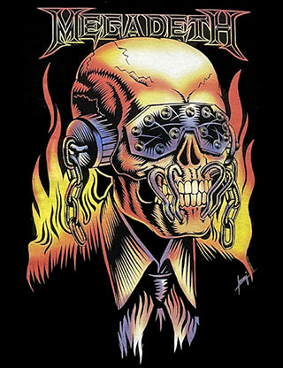 Megadeth Flaming Vic Unisex T-Shirt-