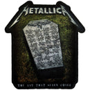 Metallica Never Die Tombstone Woven Patch