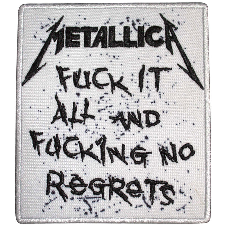Metallica No Regrets Woven Patch