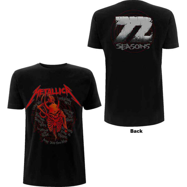 Metallica Skull Screaming Red 72 Seasons Unisex T-Shirt