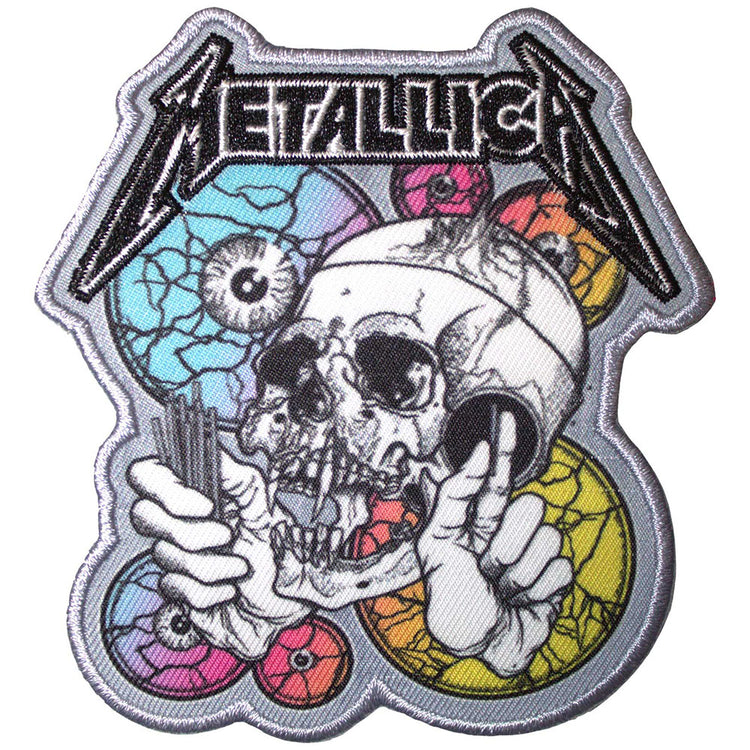 Metallica The Shortest Straw Multi Coloured Eyes Patch