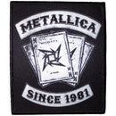 Metallica 30th Anniversary Playing Card Patch