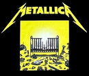 Album cover with 'Metallica' logo and yellow background showing a crib and toys.