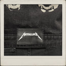 Metallica Denim Vest leather patch and woven trims Unisex  Faces - Black Tar