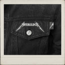 Metallica Denim Jacket  Pushead Skull - Black Tar