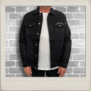 Metallica Denim Jacket  Pushead Skull - Black Tar
