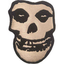 Misfits Gold Skull Woven Patch
