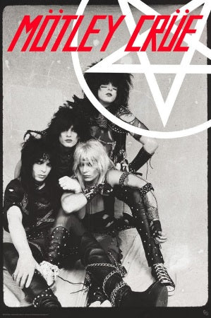 Motley Crue Pentangle Poster