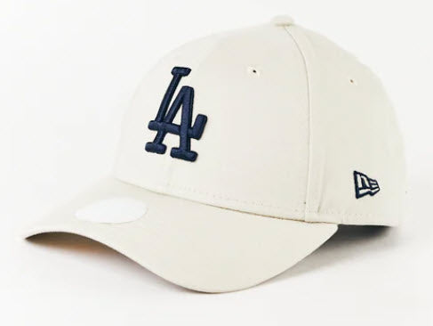 NEW ERA Los Angeles Dodgers 9FORTY Strapback in Stone Navy Womens