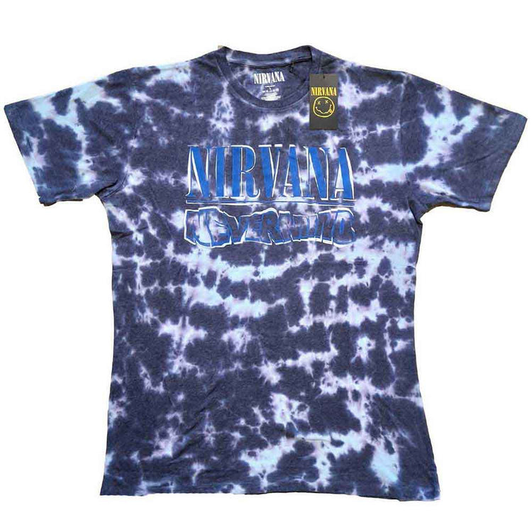 Nirvana Nevermind Wavy Wash Kids T-Shirt Logo Purple