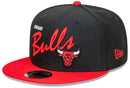 New Era Chicago Bulls Vintage Script Snapback 9Fifty