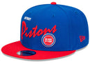New Era Detroit Pistons Vintage Script NBA 9Fifty