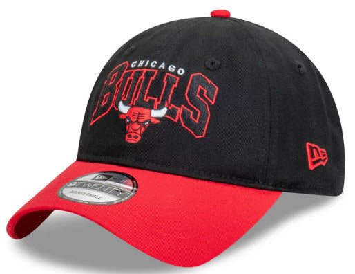 New Era - 9Twenty Chicago Bulls Arch Two-Tone Black Red Cap
