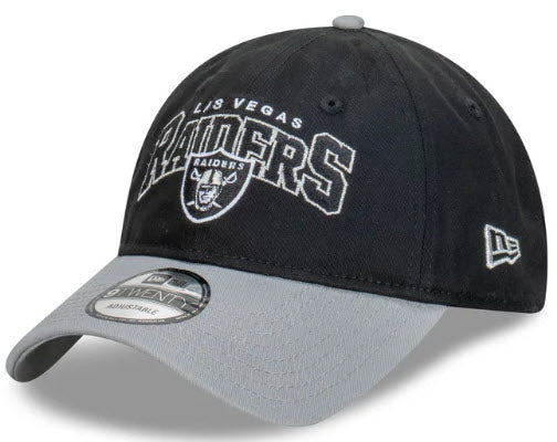 New Era - 9Twenty Las Vegas Raiders Arch Two-Tone Black Grey Strap Cap