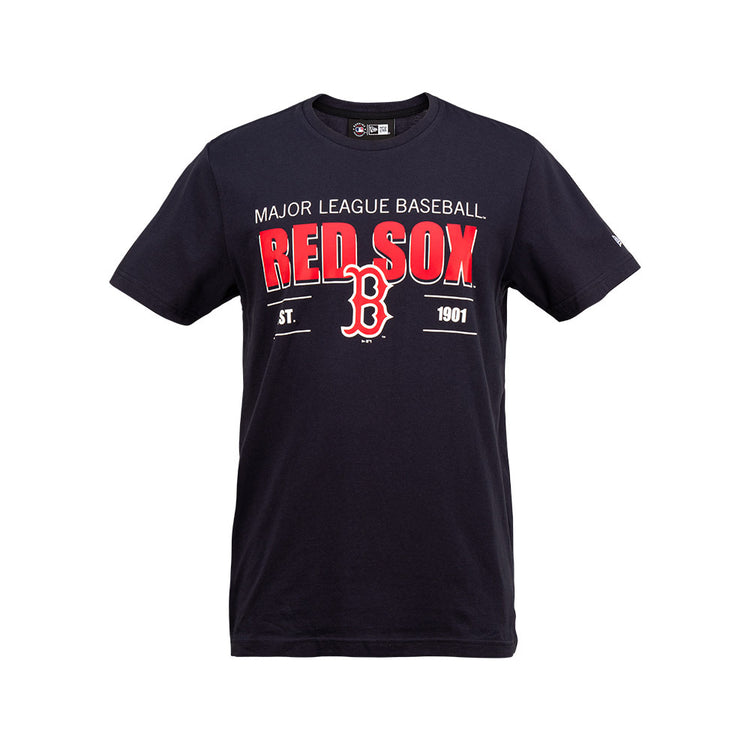 New Era Boston Red Sox Frontline Official Team Colours T-Shirt