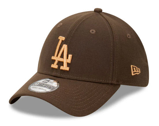 New Era Los Angeles Dodgers MLB 39Thirty Walnut Brown
