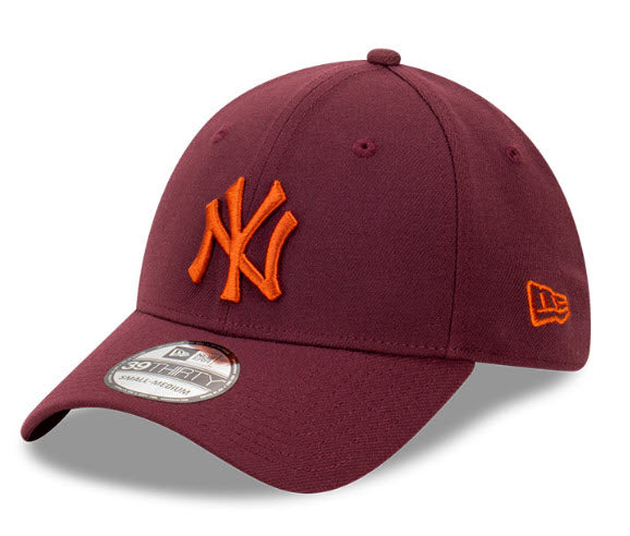 New Era New York Yankees MLB 39Thirty Blood Orange Maroon