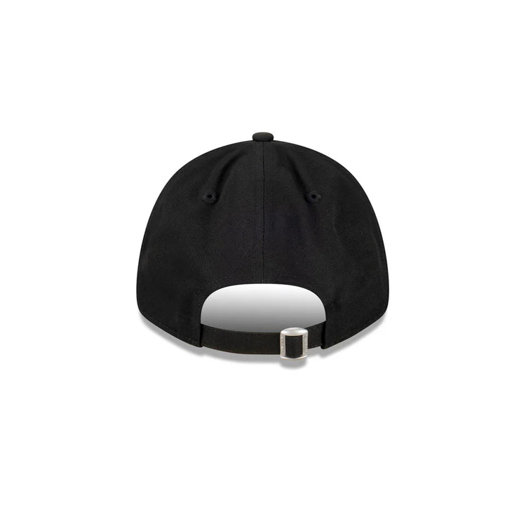 Black baseball cap on a white background
