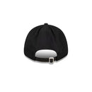 Black baseball cap on a white background