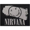 Nirvana Happy Face Paint Woven Patch