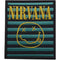 Nirvana Logo & Happy Face Stripes Woven Patch