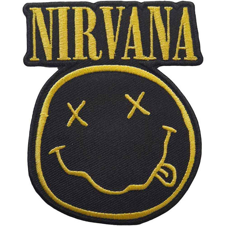 Nirvana Logo & Happy Face Woven Patch