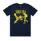Nirvana Stage Photo Unisex T-Shirt Navy