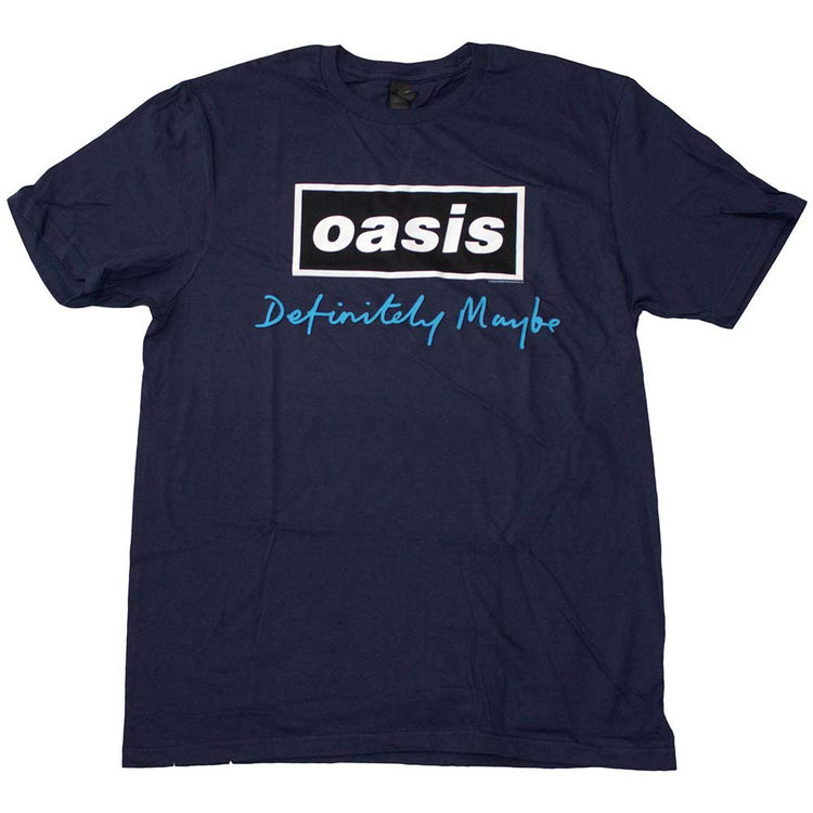 Oasis Definitely Maybe Text Logo Unisex T-Shirt