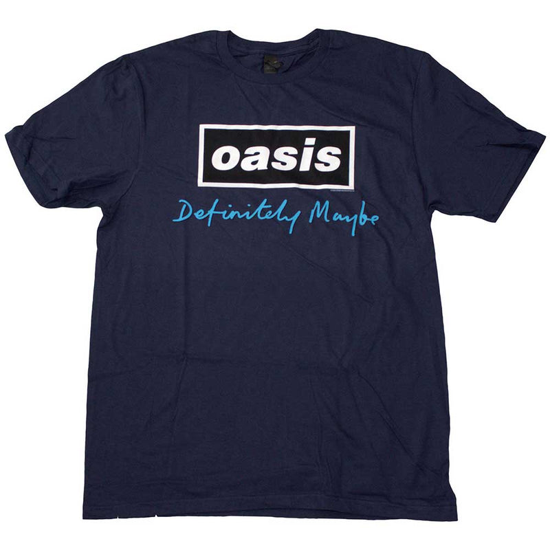 Oasis Definitely Maybe Text Logo Unisex T-Shirt
