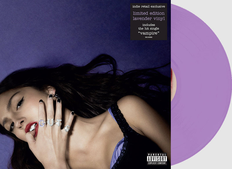 Olivia Rodrigo Guts Limited Edition Lavender Vinyl Record