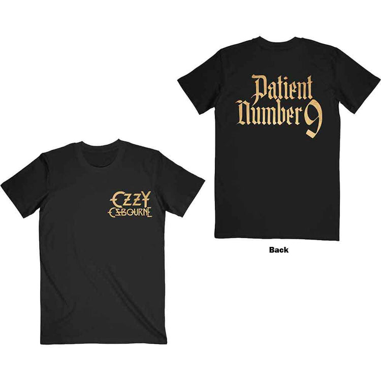 Ozzy Osbourne Patient No. 9 Gold Logo Unisex T-Shirt&nbsp;