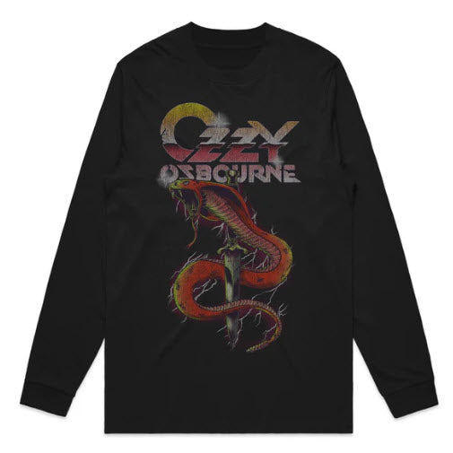Ozzy Osbourne Snake Long Sleeve T-Shirt