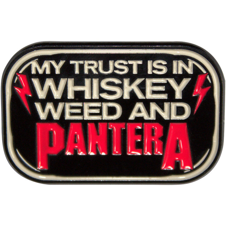 Pantera Whiskey Pin Badge