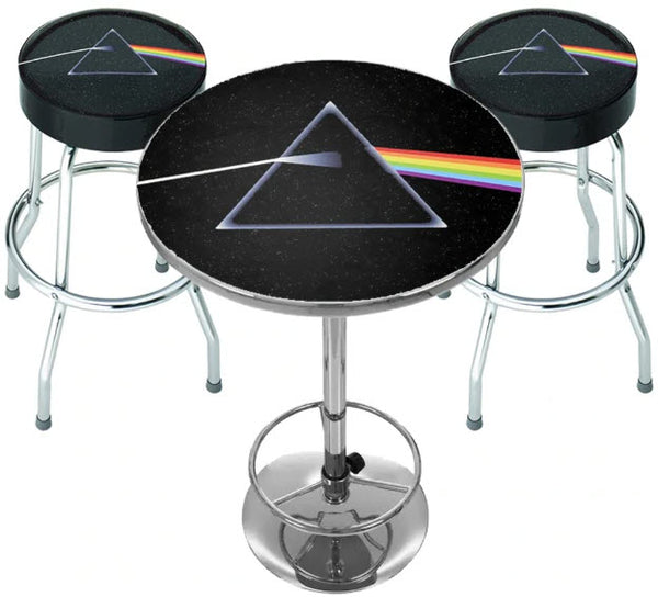 Pink Floyd 2 Stool 1 Table Set The Dark Side Of The Moon