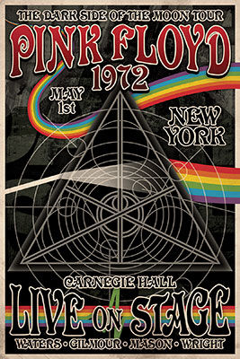 Pink Floyd Dark Side Tour Poster