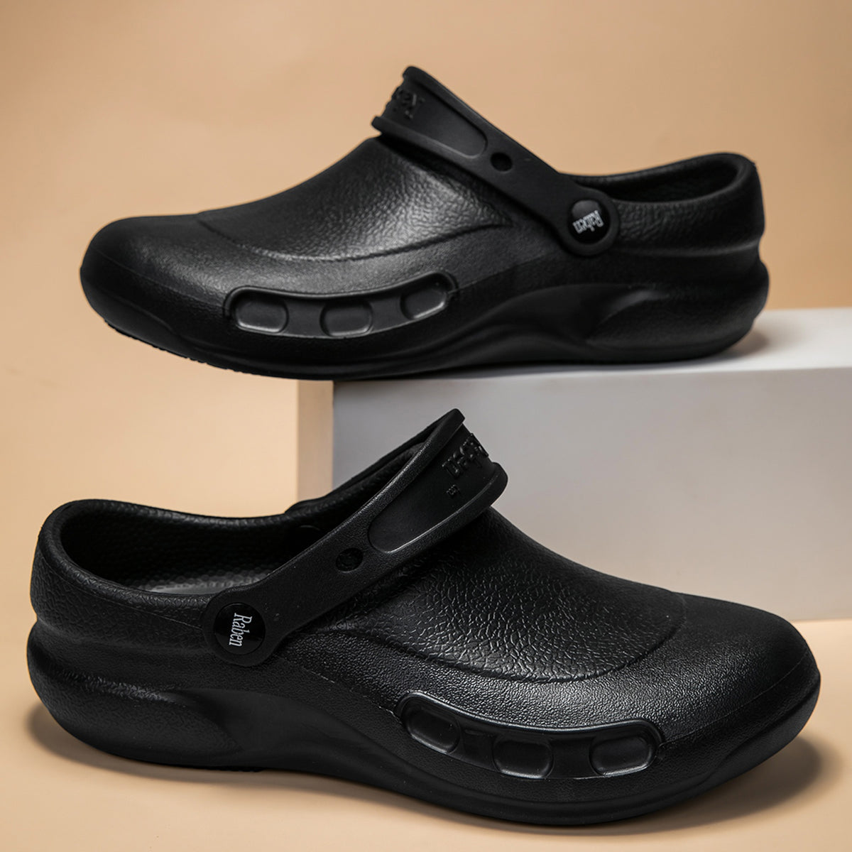 Raben KNS-194 Kitchen Clog Black