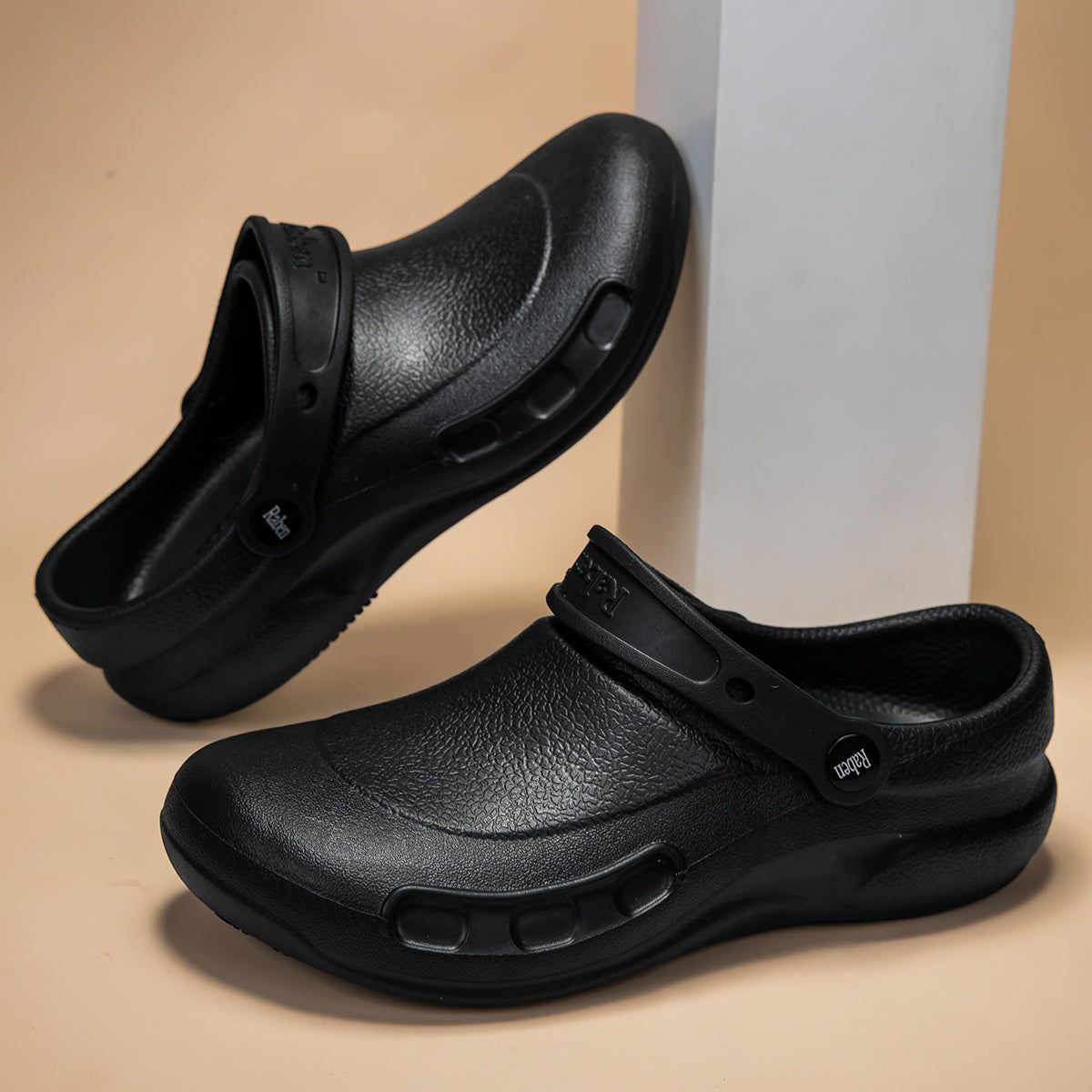 Raben KNS-194 Kitchen Clog Black