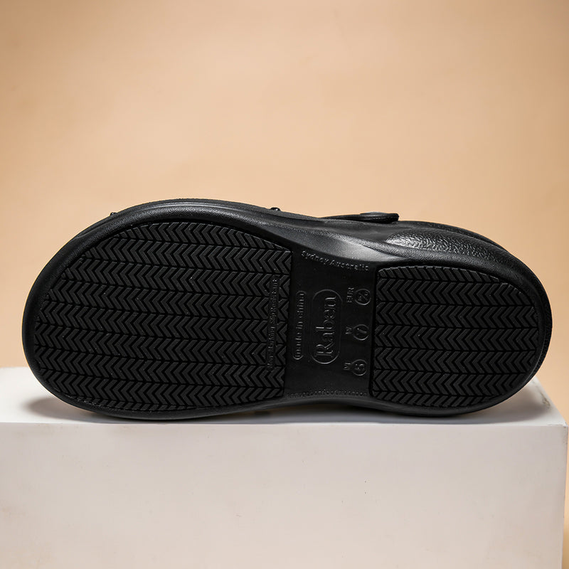 Raben KNS-194 Kitchen Clog Black