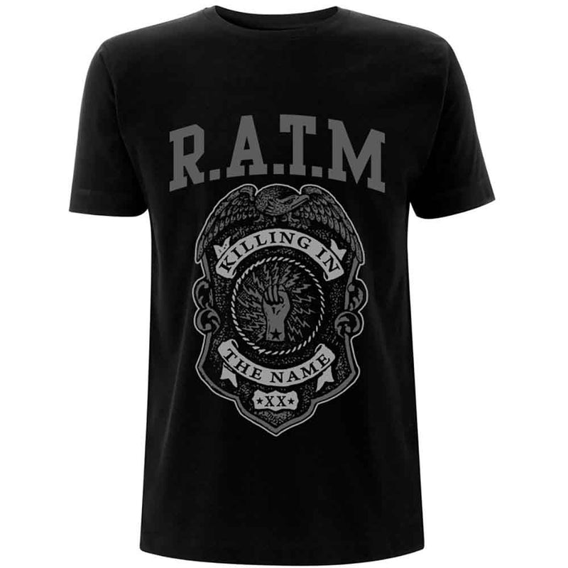 Rage Against The Machine Grey Police Bage Unisex T-Shirt