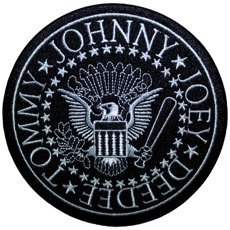 Ramones Presidential Seal Black Woven Patch