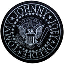 Ramones Presidential Seal Black Woven Patch