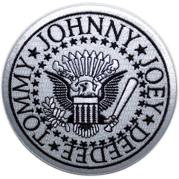 Ramones Presidential Seal White Woven Patch