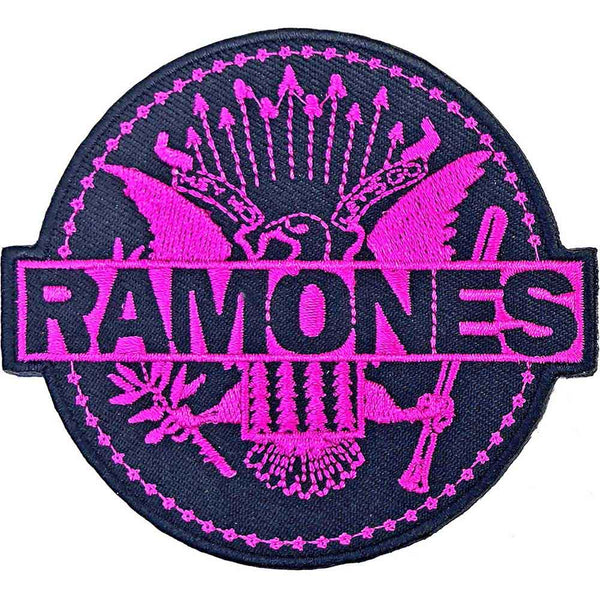 Ramones Pink Seal Woven Patch